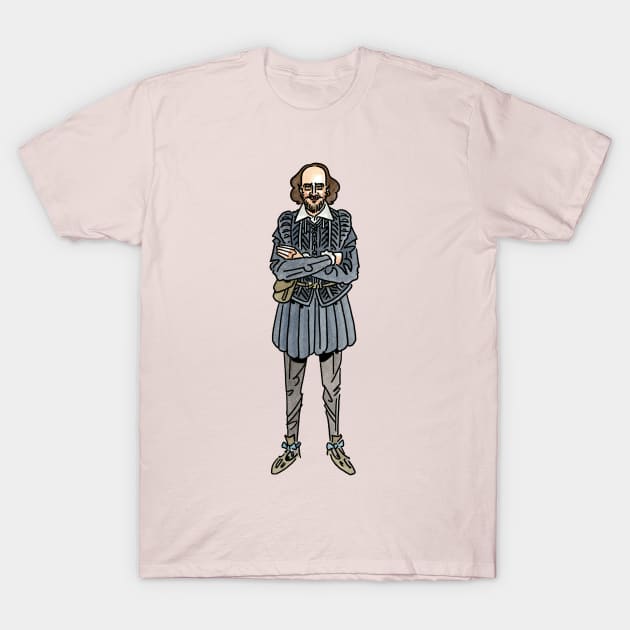 William Shakespeare T-Shirt by Chris_